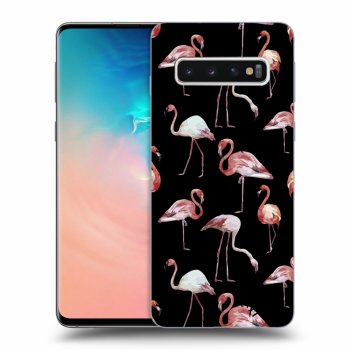 Picasee ULTIMATE CASE für Samsung Galaxy S10 G973 - Flamingos