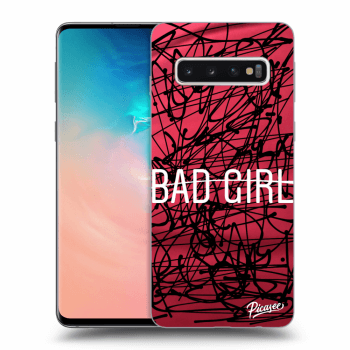 Picasee Samsung Galaxy S10 G973 Hülle - Transparentes Silikon - Bad girl