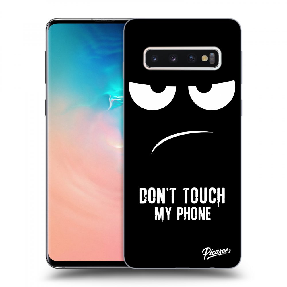 Picasee ULTIMATE CASE für Samsung Galaxy S10 G973 - Don't Touch My Phone