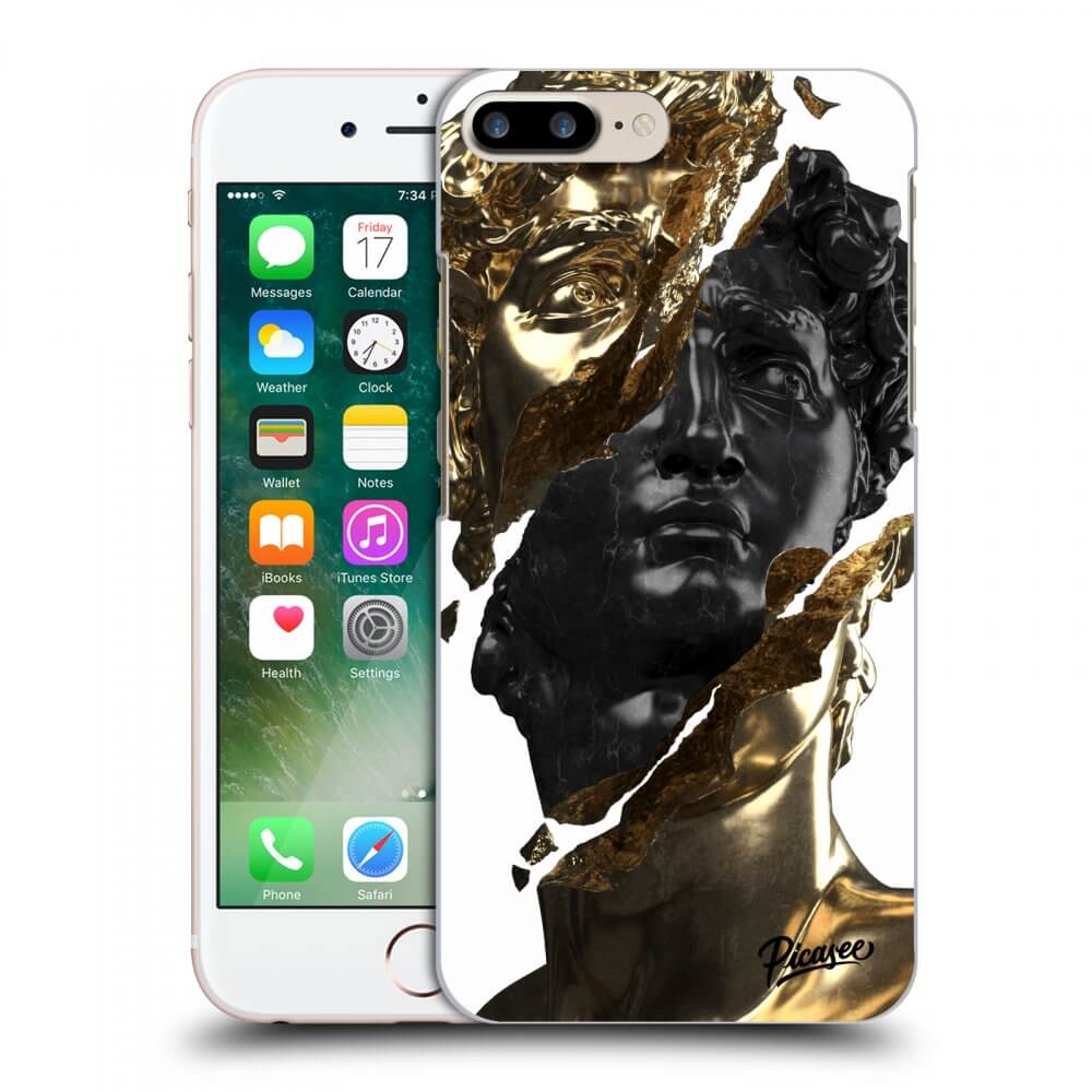 Picasee ULTIMATE CASE für Apple iPhone 8 Plus - Gold - Black