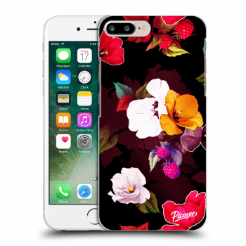 Picasee Apple iPhone 8 Plus Hülle - Transparentes Silikon - Flowers and Berries