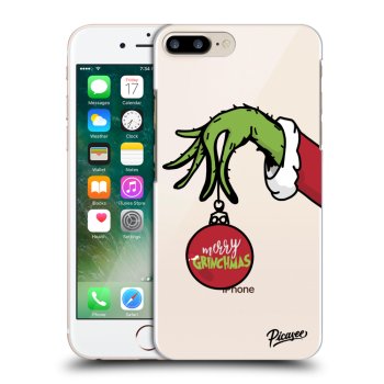 Picasee Apple iPhone 8 Plus Hülle - Transparentes Silikon - Grinch