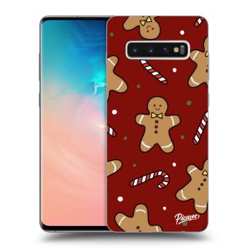 Picasee Samsung Galaxy S10 Plus G975 Hülle - Transparentes Silikon - Gingerbread 2
