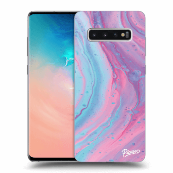 Hülle für Samsung Galaxy S10 Plus G975 - Pink liquid