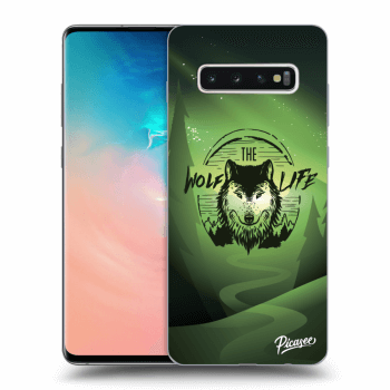 Picasee Samsung Galaxy S10 Plus G975 Hülle - Transparentes Silikon - Wolf life