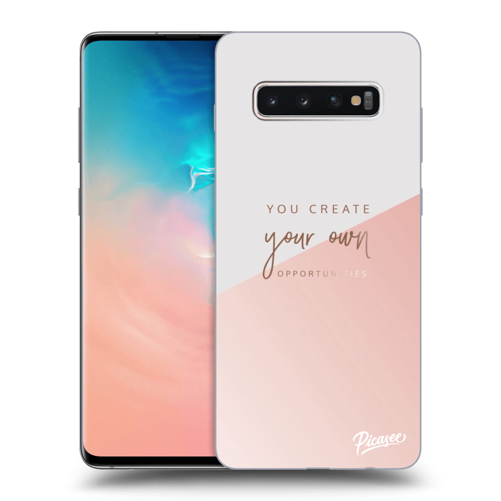 Picasee Samsung Galaxy S10 Plus G975 Hülle - Transparentes Silikon - You create your own opportunities