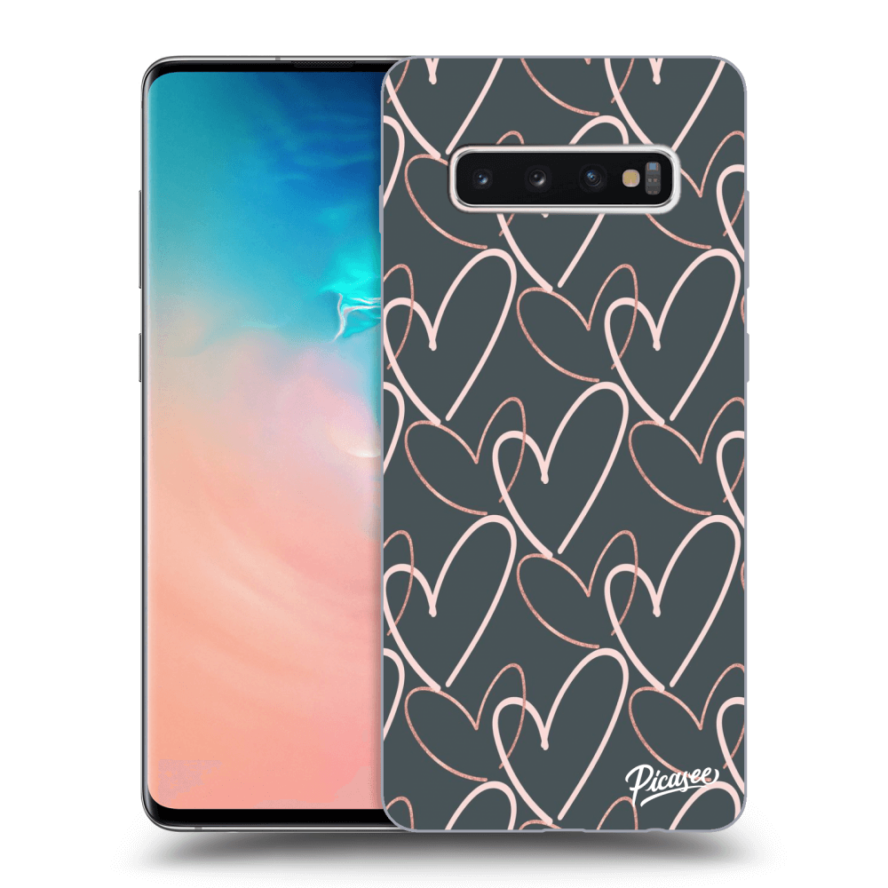 Picasee Samsung Galaxy S10 Plus G975 Hülle - Transparentes Silikon - Lots of love
