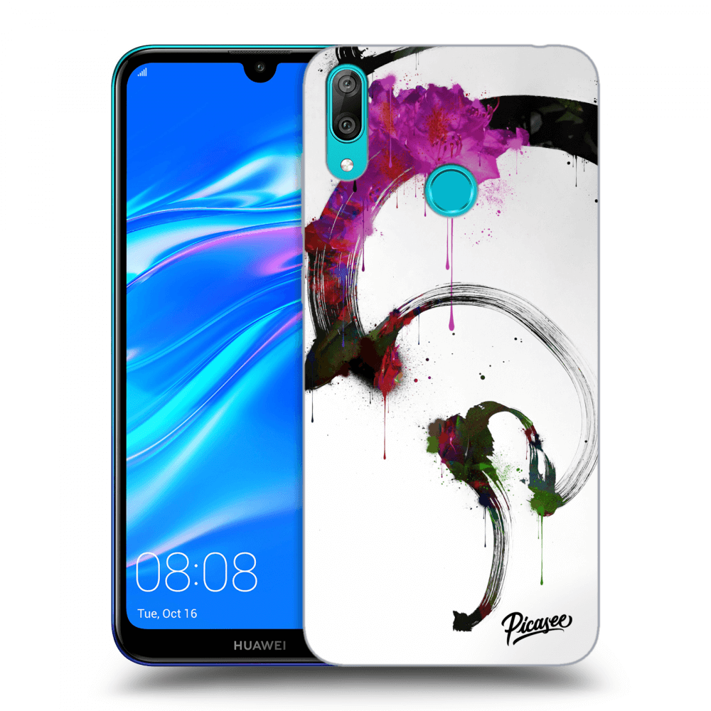 Picasee ULTIMATE CASE für Huawei Y7 2019 - Peony White