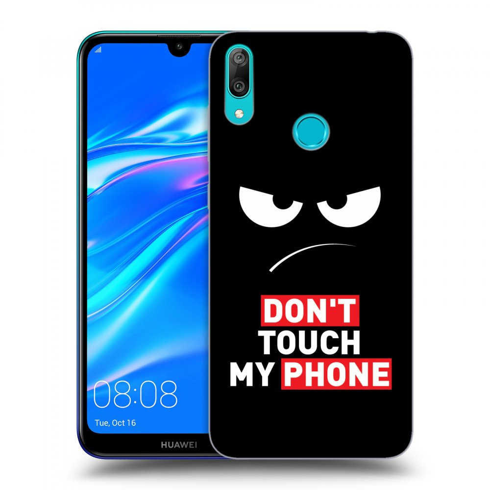 Picasee ULTIMATE CASE für Huawei Y7 2019 - Angry Eyes - Transparent
