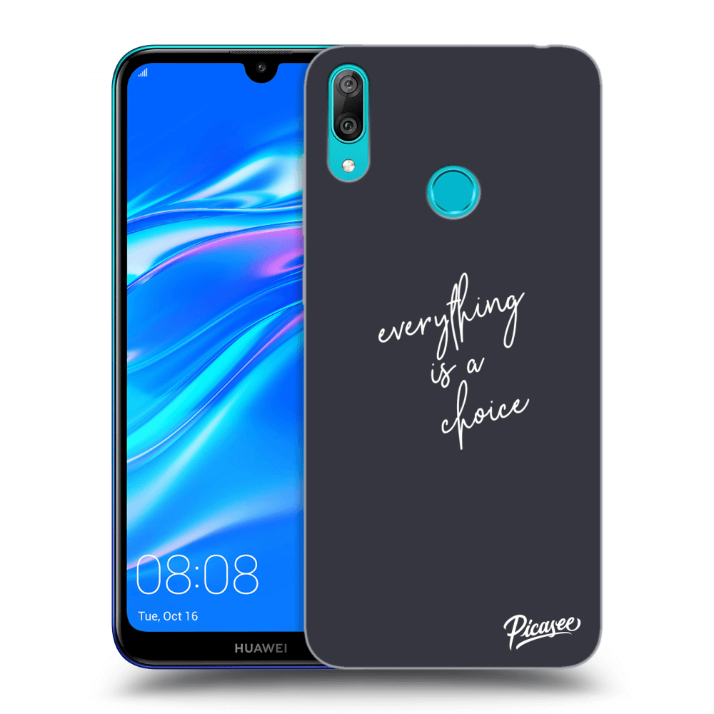 Picasee ULTIMATE CASE für Huawei Y7 2019 - Everything is a choice
