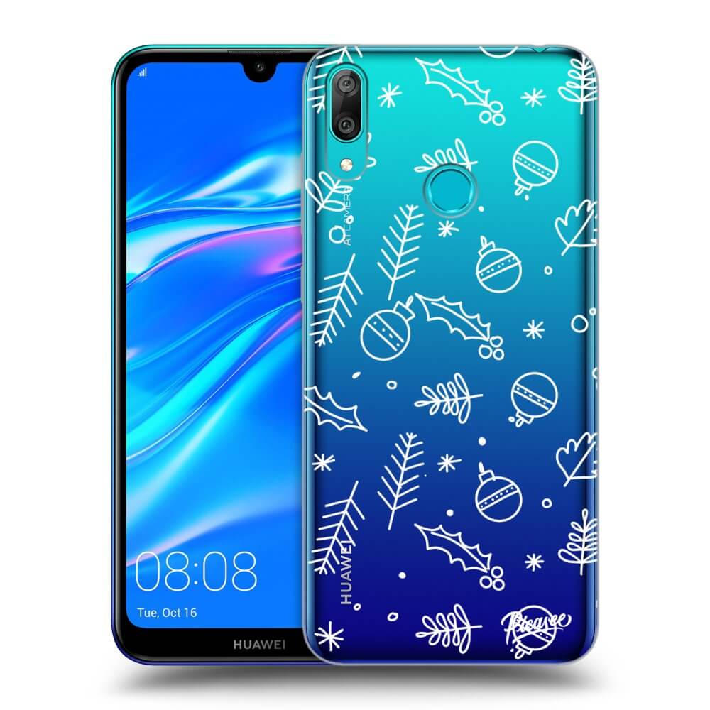 Picasee Huawei Y7 2019 Hülle - Transparentes Silikon - Mistletoe