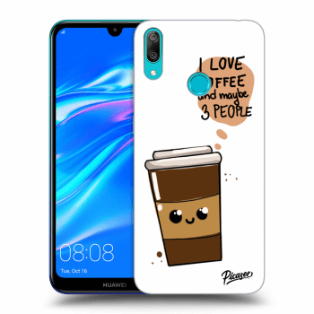 Hülle für Huawei Y7 2019 - Cute coffee