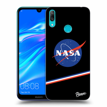 Picasee Huawei Y7 2019 Hülle - Schwarzes Silikon - NASA Original