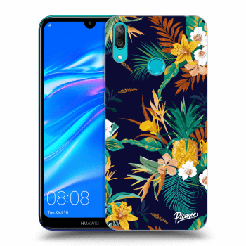 Picasee Huawei Y7 2019 Hülle - Transparentes Silikon - Pineapple Color