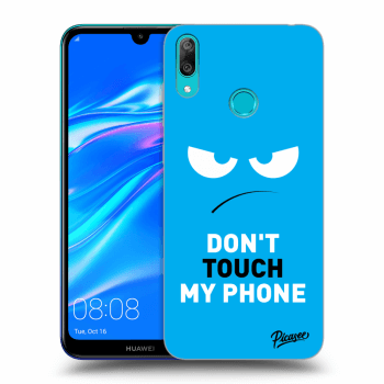 Picasee ULTIMATE CASE für Huawei Y7 2019 - Angry Eyes - Blue