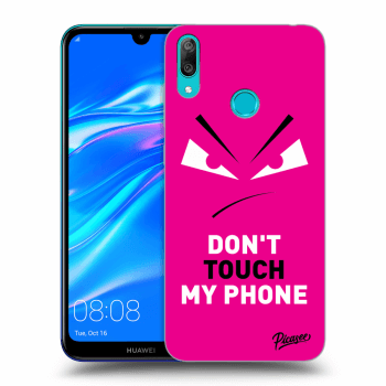 Hülle für Huawei Y7 2019 - Evil Eye - Pink