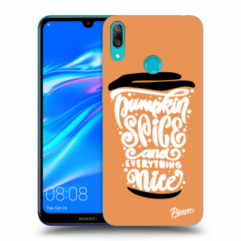 Hülle für Huawei Y7 2019 - Pumpkin coffee
