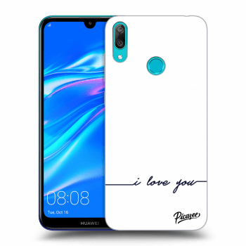 Picasee ULTIMATE CASE für Huawei Y7 2019 - I love you