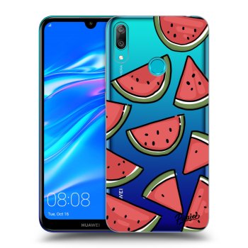 Picasee Huawei Y7 2019 Hülle - Transparentes Silikon - Melone