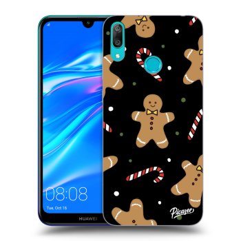 Picasee Huawei Y7 2019 Hülle - Schwarzes Silikon - Gingerbread