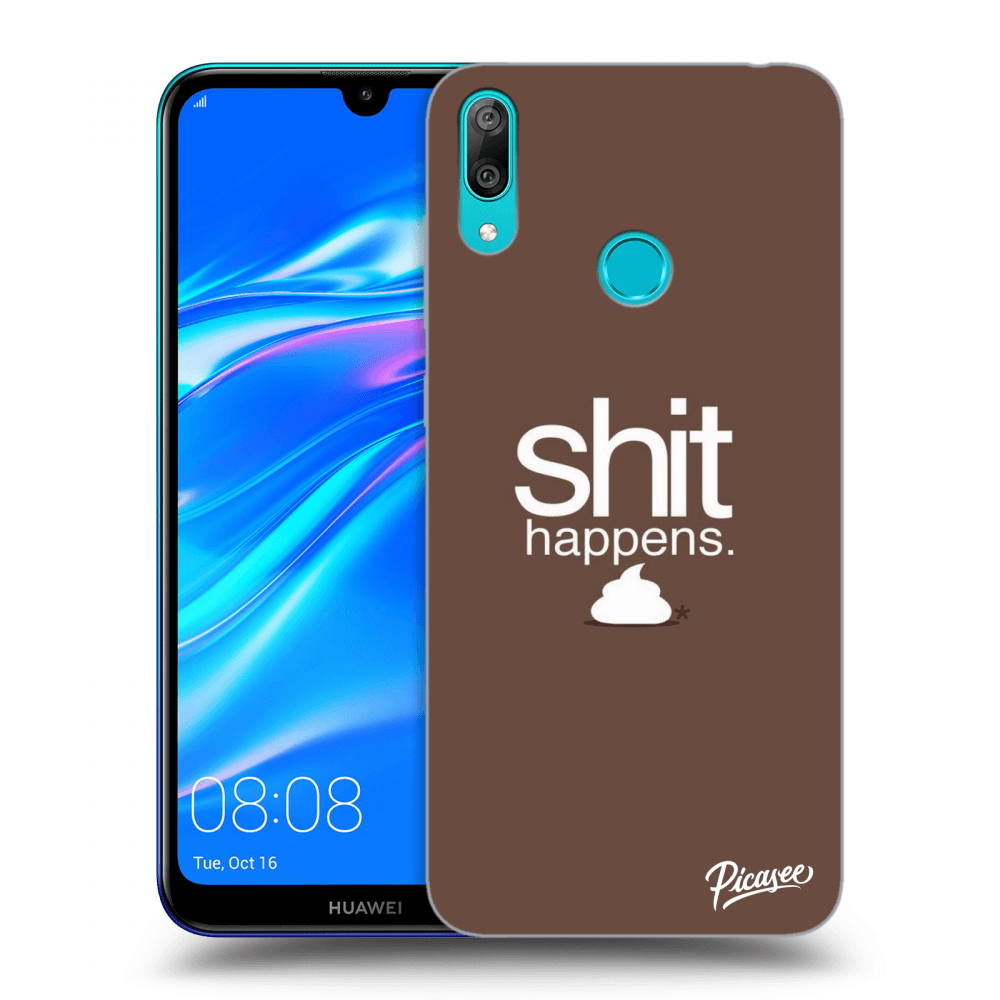 Picasee ULTIMATE CASE für Huawei Y7 2019 - Shit happens