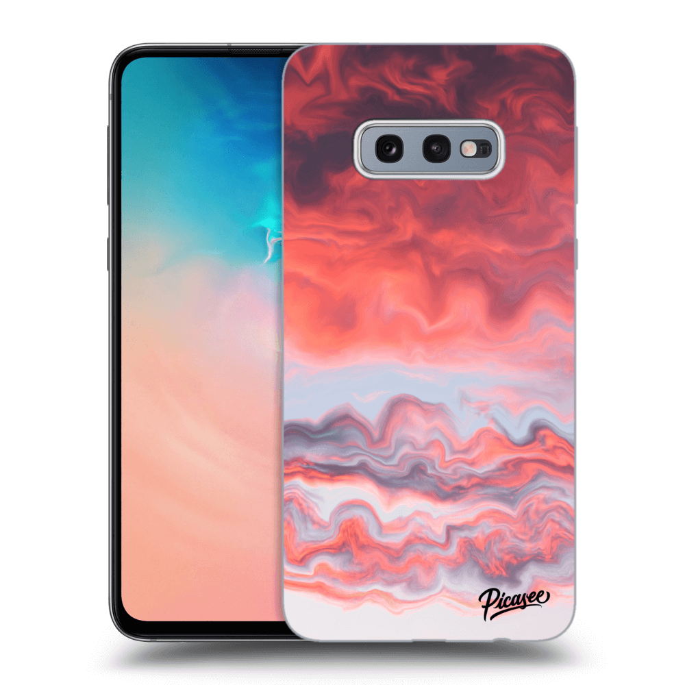 Picasee Samsung Galaxy S10e G970 Hülle - Transparentes Silikon - Sunset