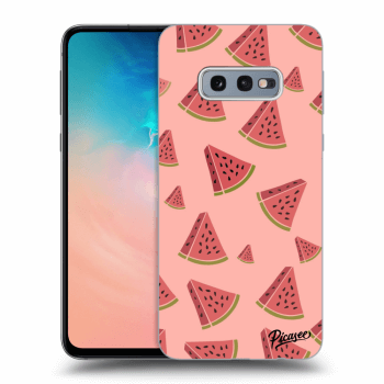 Picasee Samsung Galaxy S10e G970 Hülle - Schwarzes Silikon - Watermelon