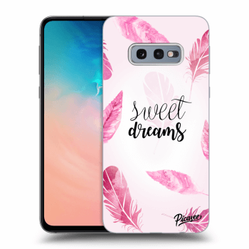 Picasee Samsung Galaxy S10e G970 Hülle - Schwarzes Silikon - Sweet dreams