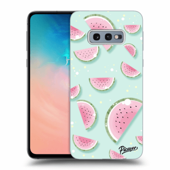 Picasee Samsung Galaxy S10e G970 Hülle - Transparentes Silikon - Watermelon 2