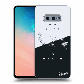 Picasee Samsung Galaxy S10e G970 Hülle - Transparentes Silikon - Life - Death