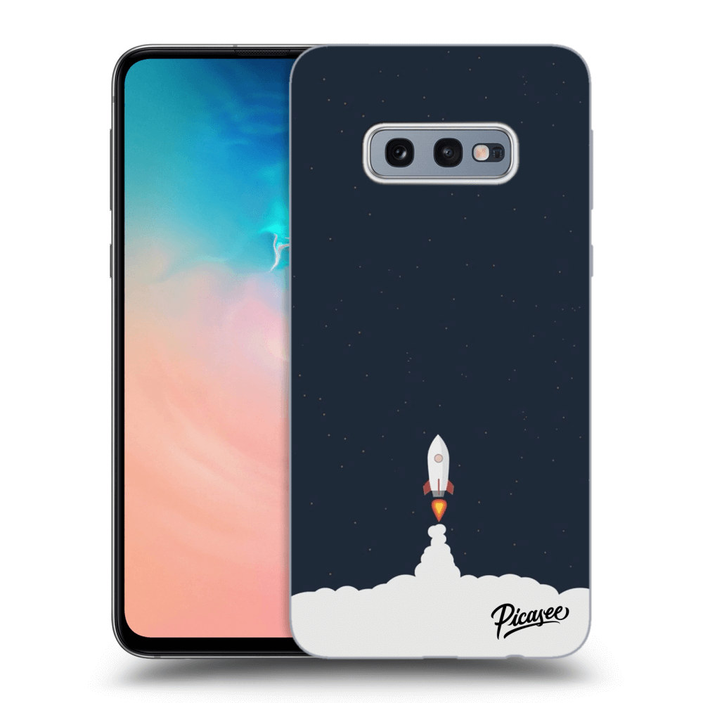 Picasee Samsung Galaxy S10e G970 Hülle - Schwarzes Silikon - Astronaut 2