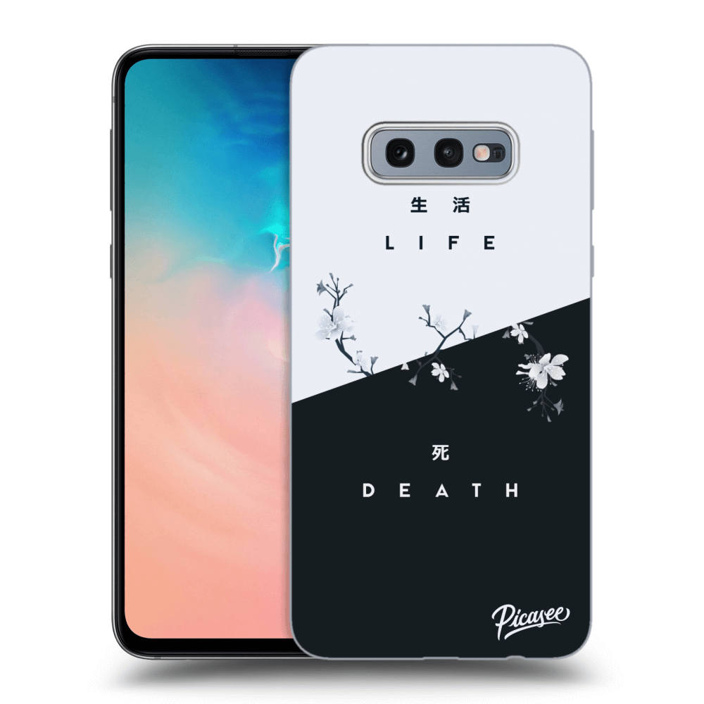 Samsung Galaxy S10e G970 Hülle - Transparentes Silikon - Life - Death