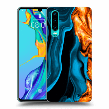 Picasee ULTIMATE CASE für Huawei P30 - Gold blue