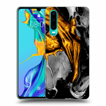 Hülle für Huawei P30 - Black Gold