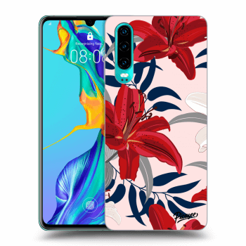 Hülle für Huawei P30 - Red Lily