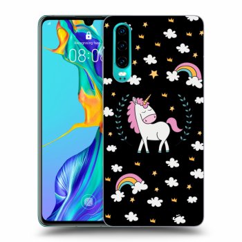 Hülle für Huawei P30 - Einhorn Sternenhimmel
