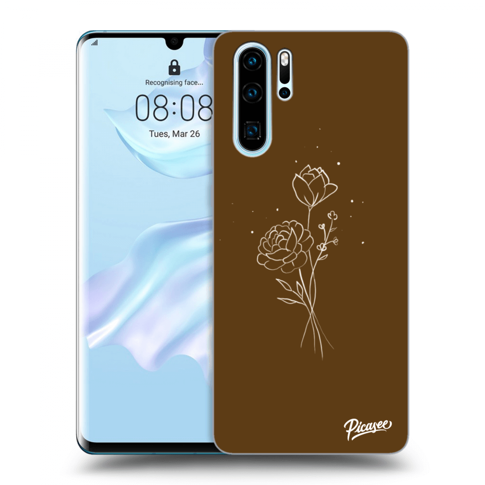 Picasee ULTIMATE CASE für Huawei P30 Pro - Brown flowers