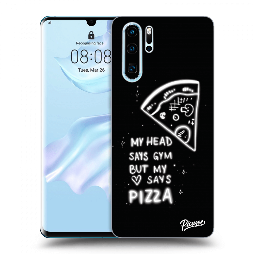 Picasee Huawei P30 Pro Hülle - Schwarzes Silikon - Pizza