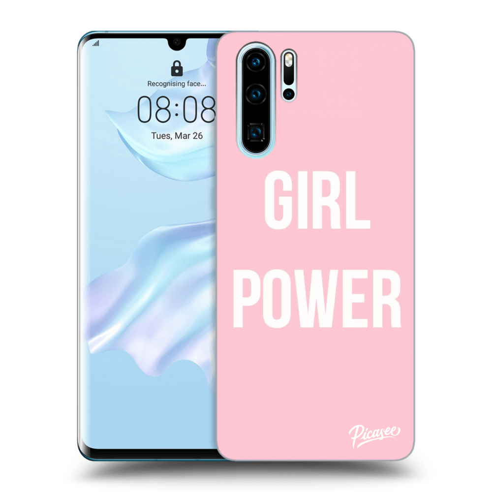 Picasee Huawei P30 Pro Hülle - Schwarzes Silikon - Girl power