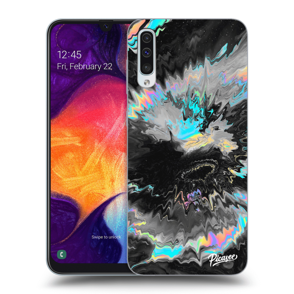 Picasee Samsung Galaxy A50 A505F Hülle - Schwarzes Silikon - Magnetic