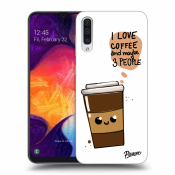 Hülle für Samsung Galaxy A50 A505F - Cute coffee