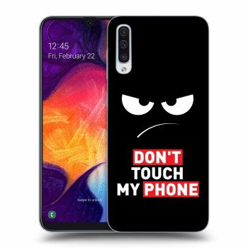 Hülle für Samsung Galaxy A50 A505F - Angry Eyes - Transparent