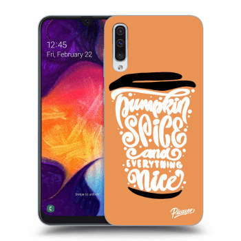 Hülle für Samsung Galaxy A50 A505F - Pumpkin coffee