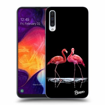 Picasee ULTIMATE CASE für Samsung Galaxy A50 A505F - Flamingos couple