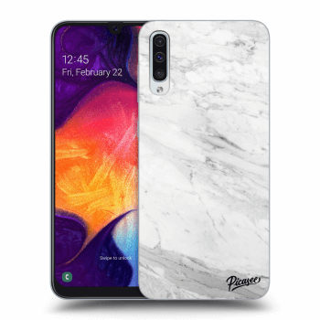 Hülle für Samsung Galaxy A50 A505F - White marble