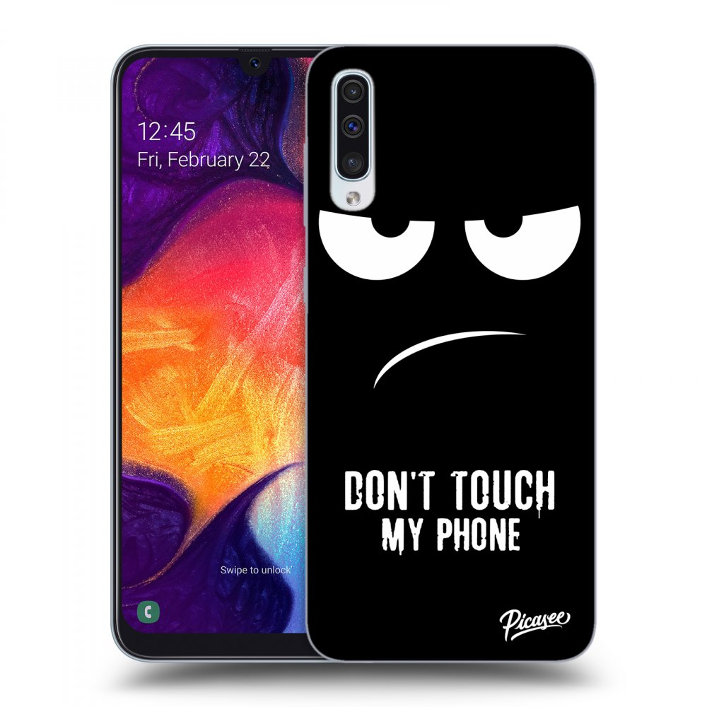 Picasee ULTIMATE CASE für Samsung Galaxy A50 A505F - Don't Touch My Phone