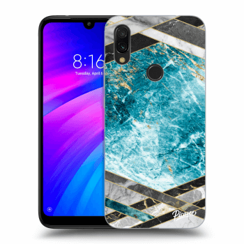 Picasee ULTIMATE CASE für Xiaomi Redmi 7 - Blue geometry