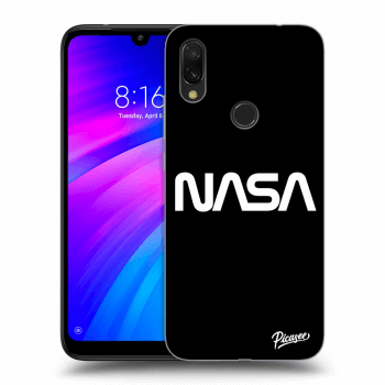 Picasee Xiaomi Redmi 7 Hülle - Schwarzes Silikon - NASA Basic