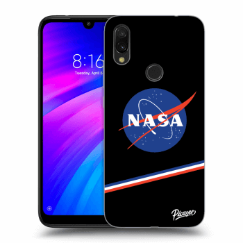 Picasee Xiaomi Redmi 7 Hülle - Schwarzes Silikon - NASA Original