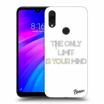 Picasee Xiaomi Redmi 7 Hülle - Schwarzes Silikon - The only limit is your mind